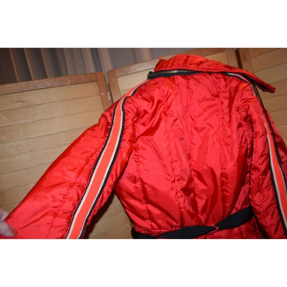 Vintage Red Polish Racing Team Official Custom One Piece Ski Suit 1960s Daco - Picture 6 of 7